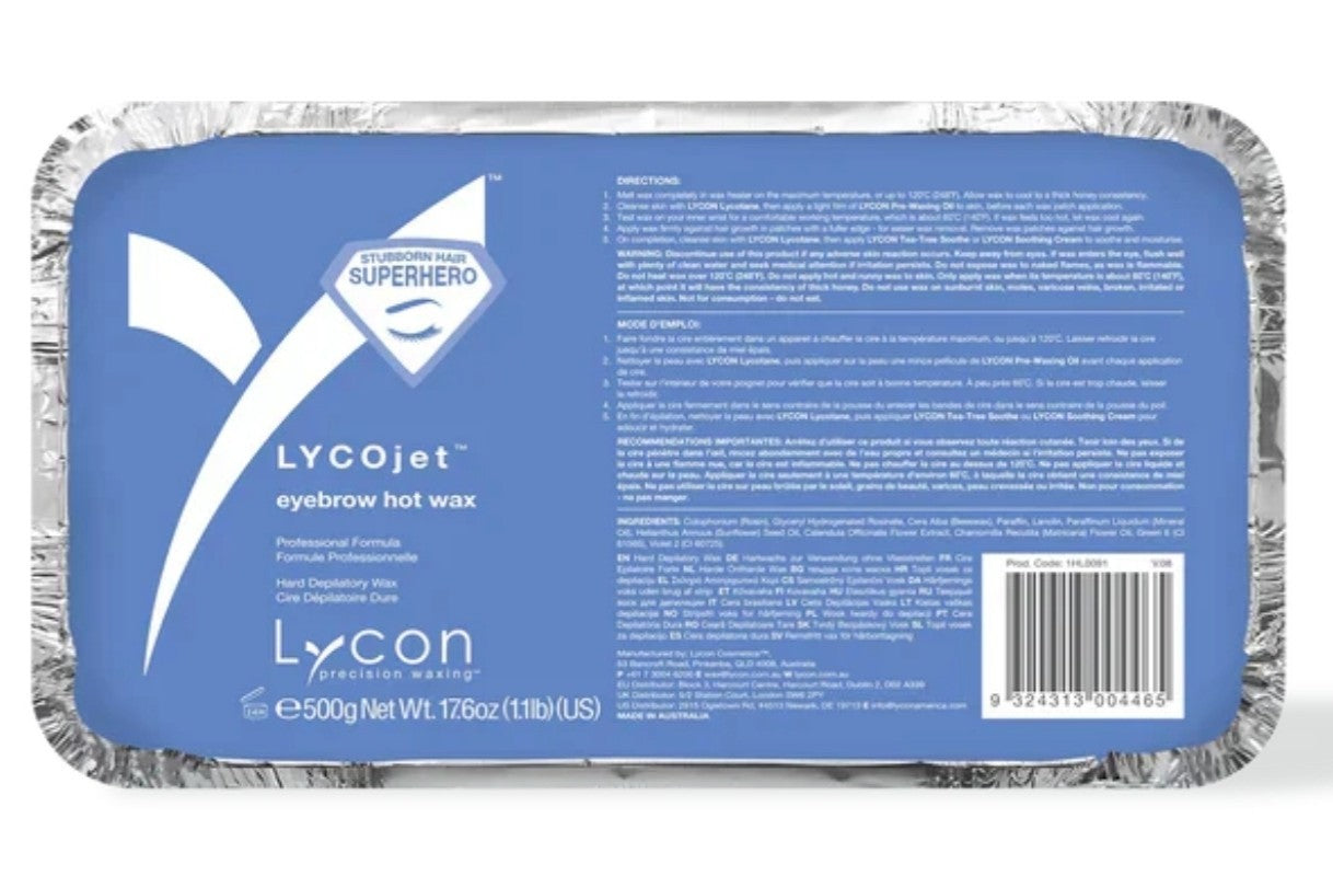 ✴️ EYEBROW LYCOJET HOT WAX /LYCON 500G /UK SELLER /FREE POST