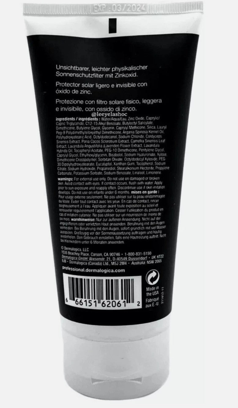 Dermalogica Pro Invisible Physical Defense SPF 30 177ml (New) FREE POSTAGE 