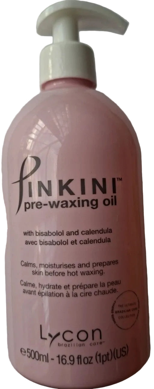 ✴️ Lycon PINKINI Pre Wax Waxing Oil/Hair Removal 500ml/UK SELLER /FREE POST