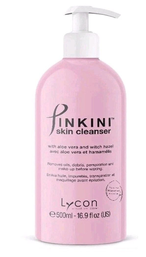 ✴️ Lycon PINKINI Aloe Vera  Pre Wax SKIN CLEANSER - 500ml /UK SELLER /FREE POST 