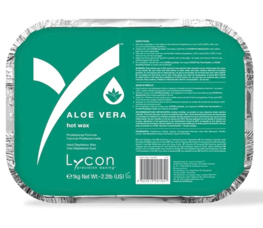 ✴️ LYCON HOT WAX, ALOE VERA, 1kg /UK SELLER /FREE POST