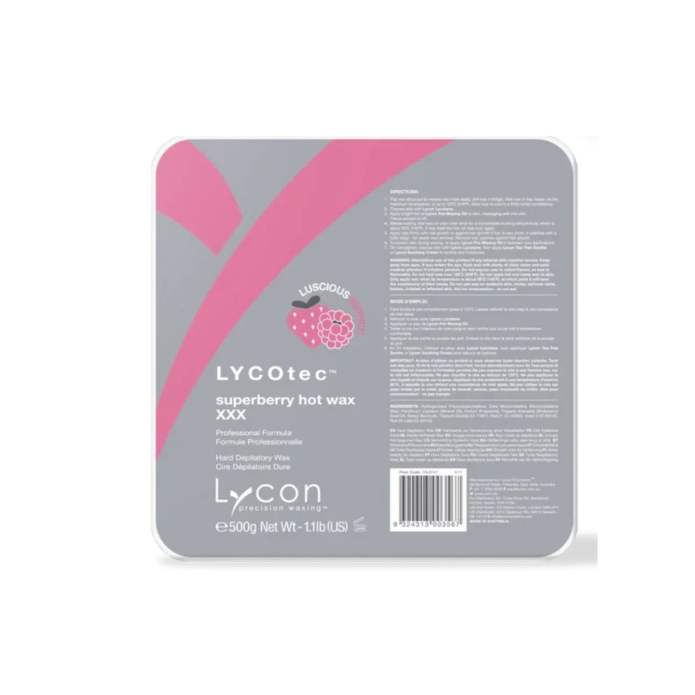 Lycon ~ Lycotec Superberry Hot Wax XXX 500g/17.6oz