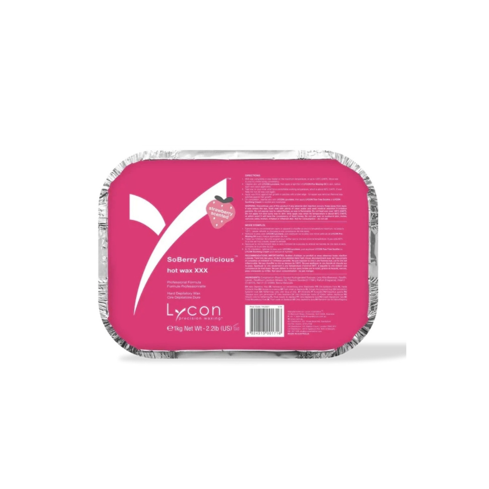 Lycon Precision So Berry Hot Wax Waxing 1kg