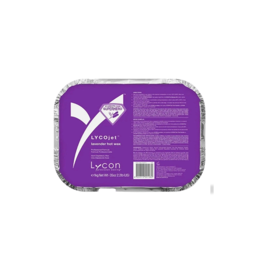 ✴️ Lycojet Lavender hot Wax 1 kg - For Bikini, Underarms